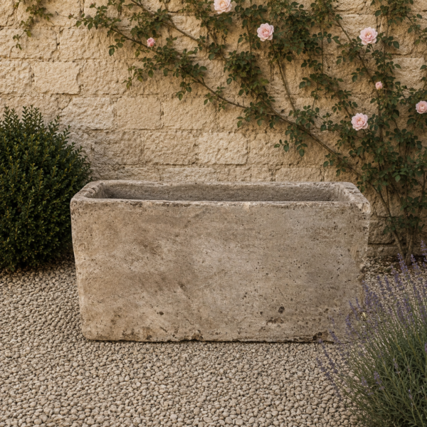 Antique Limestone Trough 51626H 26"L