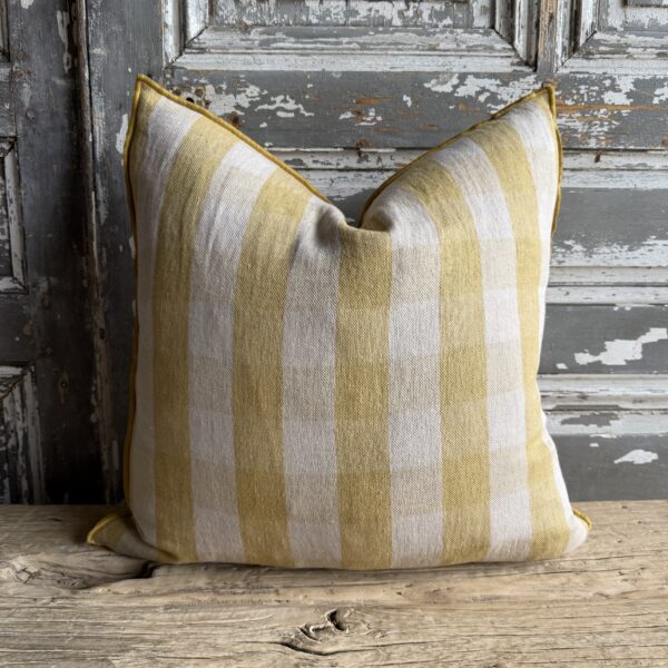 French Linen Accent - Vichy Paille