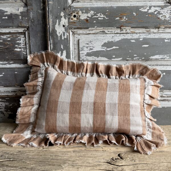 French Linen Boudior - Boho Terracotta