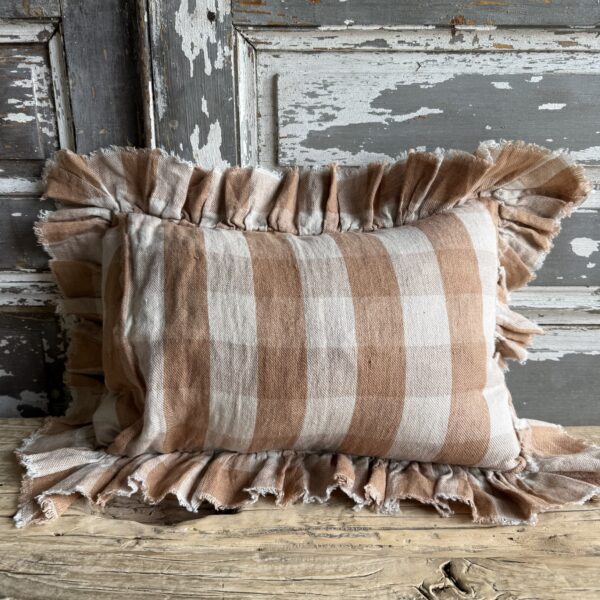 French Linen Boudior - Boho Terracotta