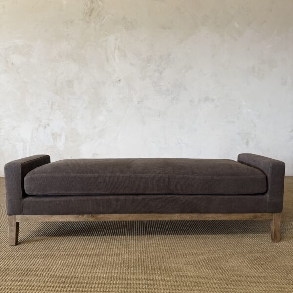 Gemma Bench - Cafe Noir Linen