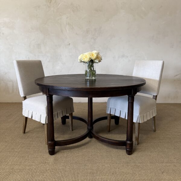 Canterbury Dining Table - Dark Walnut