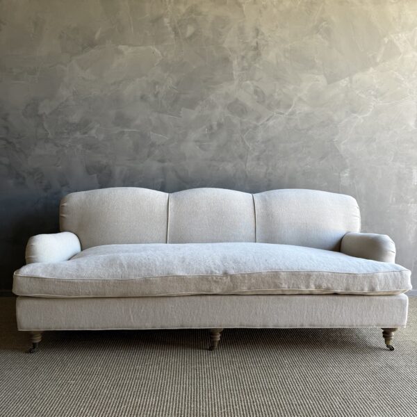 Modern English Sofa - Linen