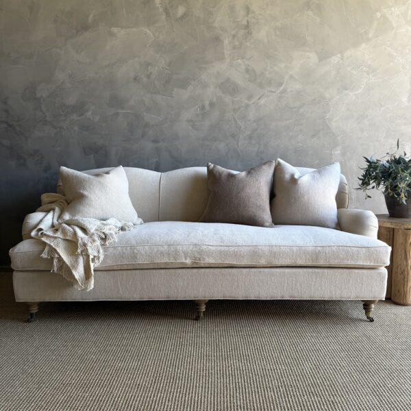 Modern English Sofa - Linen
