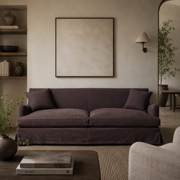Campbell Sofa - Bark Linen