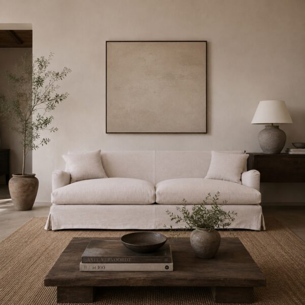 Campbell Sofa - Flax Linen