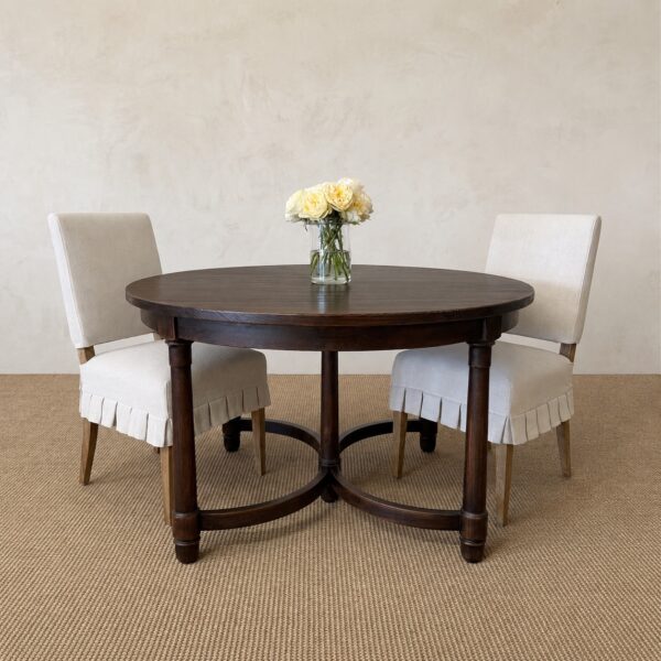 Canterbury Dining Table - Dark Walnut