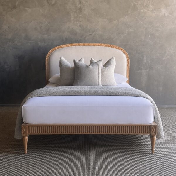 Louis Oak Bed Queen or King