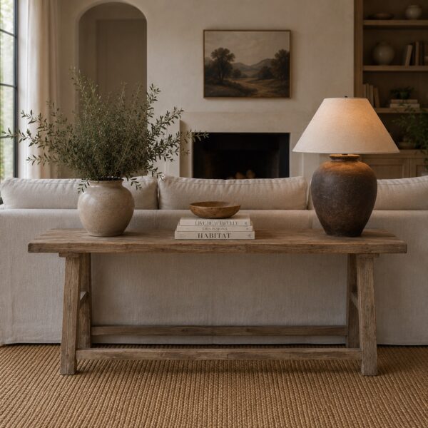 Louis Low Sofa Table 74"