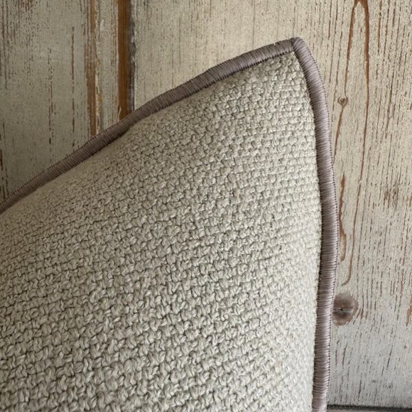 Fromentera French Linen Accent Pillow – Ciment