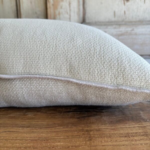 Fromentera French Linen Lumbar Pillow – Ciment