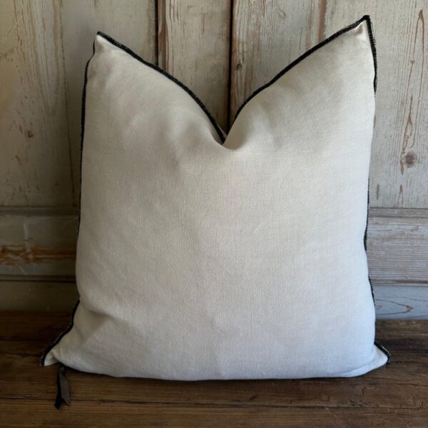 Stone Wash French Linen Pillow– Fior di latte
