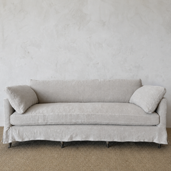 Rudin Slipcovered Sofa - Flax