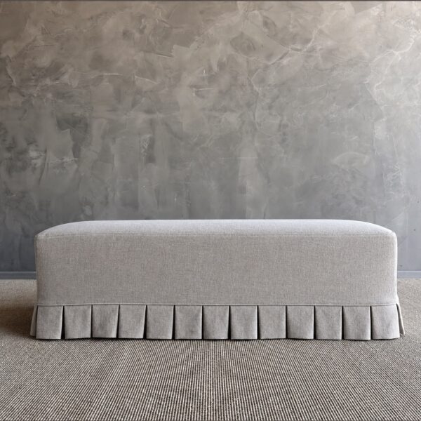 April Slip Covered Bench