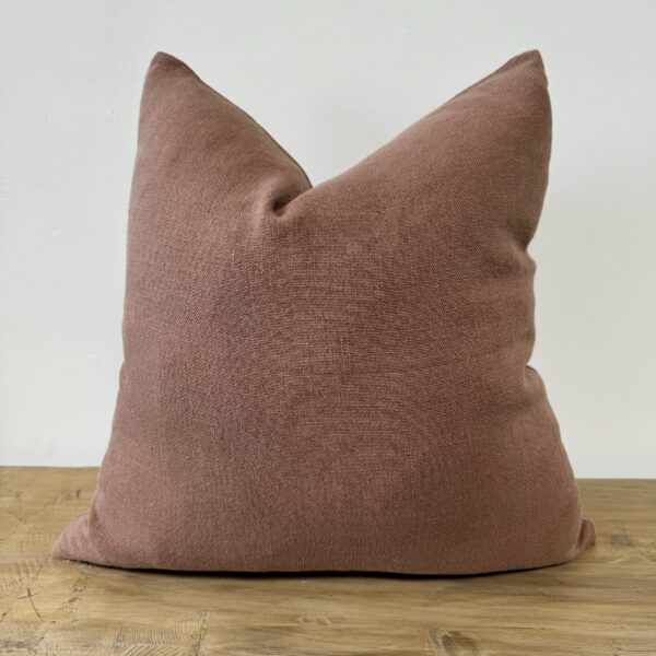 Libeco Belgian Linen Pillow - Cinnamon