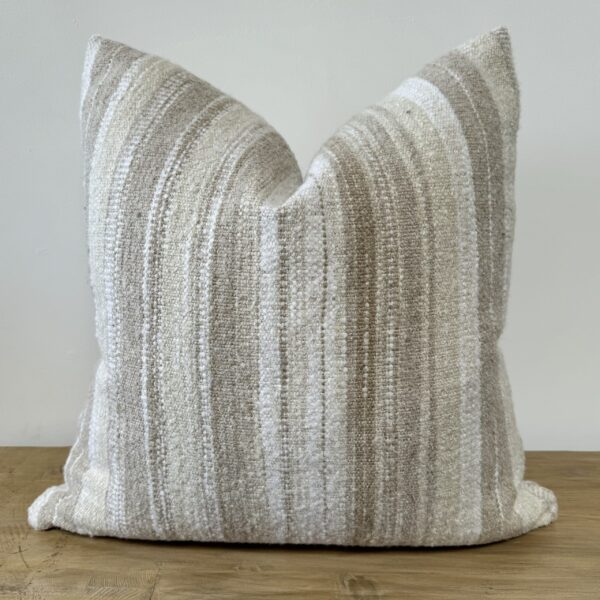 Nagy Stripe Pillow - Natural