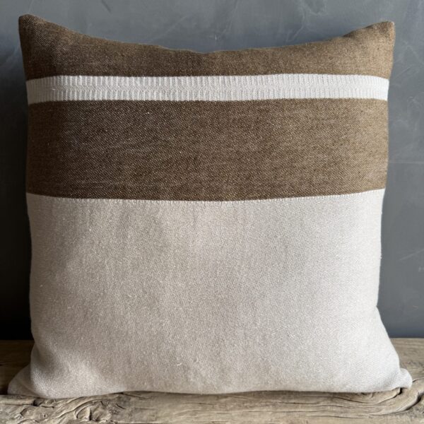 Libeco Railroad Stripe Pillow