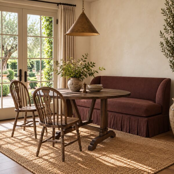 Dresden Banquette - Slip Covered