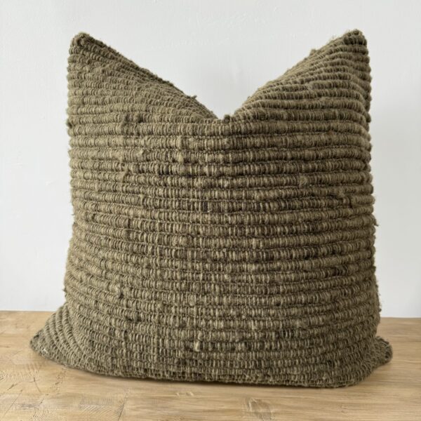 Villa Wool Pillow - Olive