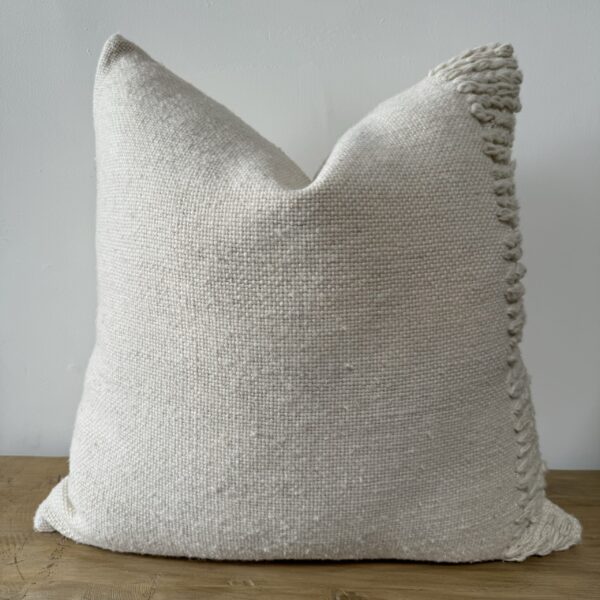 Chenai Stitch Pillow - Off White