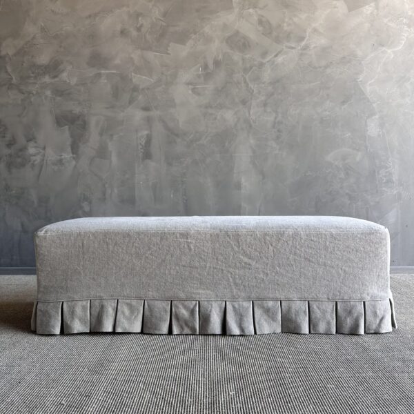April Slip Covered Bench