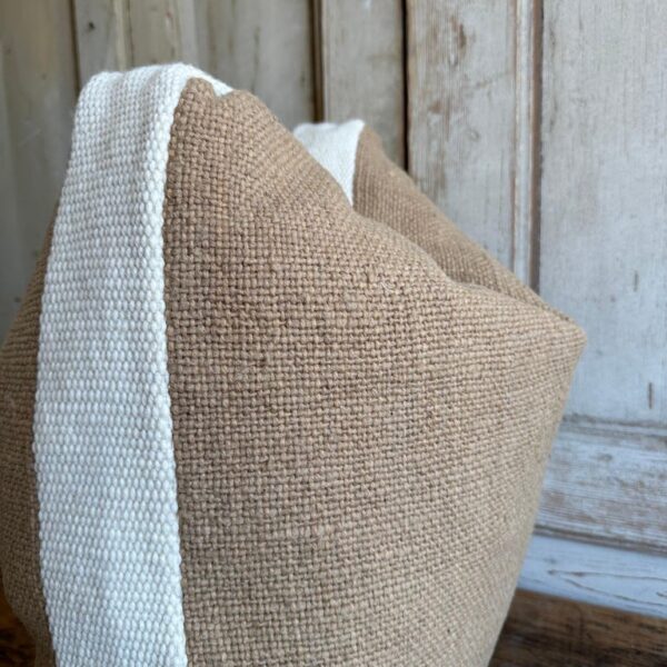Inez Wool Pillow - Gold / Moss
