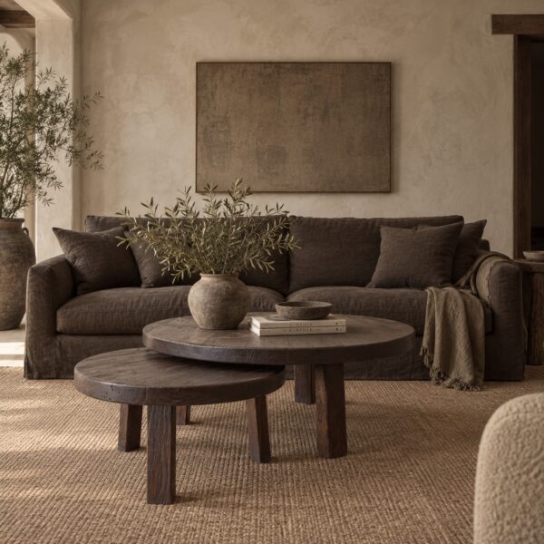 Nest Coffee Table Set - Dark Walnut