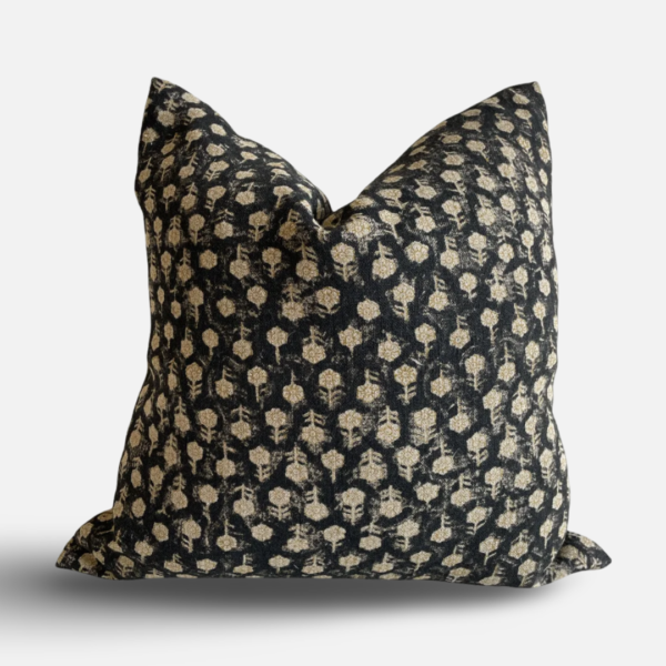 ZFS Tulsi Gold and Noir Pillow