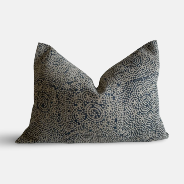 ZFS Wisteria Indigo Pillow