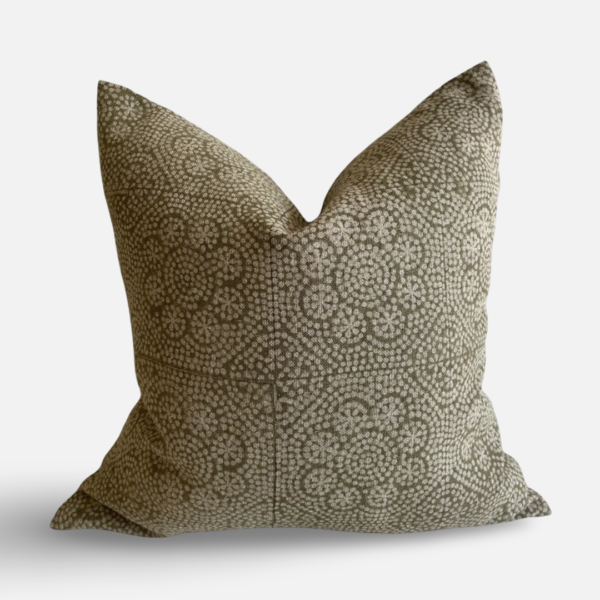 ZFS Wisteria Pistachio Pillow