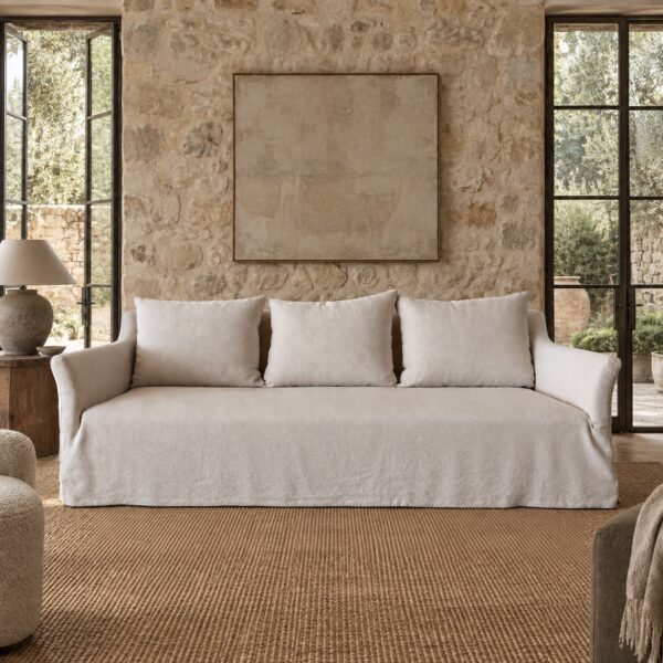 Shelly Sofa Slip Covered