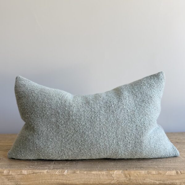 Adah Linen & Wool in Green Blue