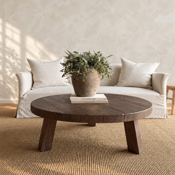 Luna Coffee Table Dark Brown - 50"