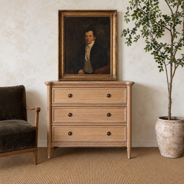 Louis Chest of Drawers in White Oak