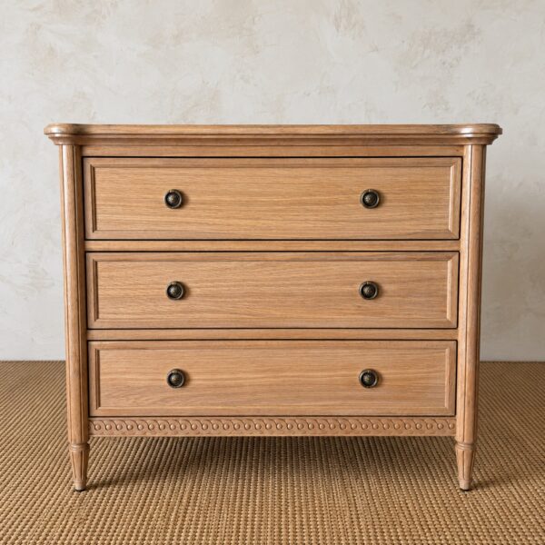 Louis Chest of Drawers in White Oak