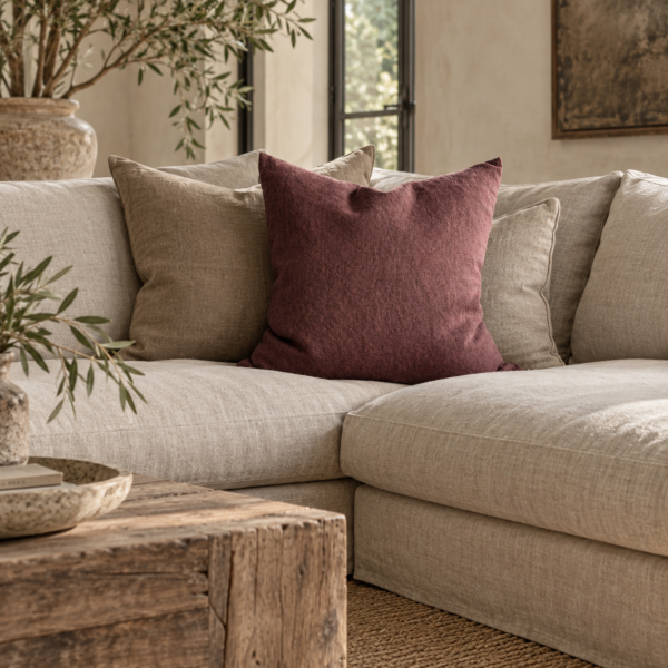 Belgian Linen Pillow Cover