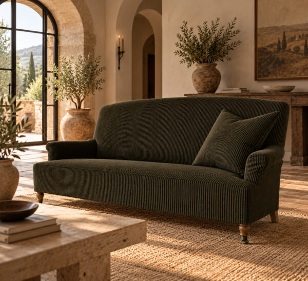 Alma Loveseat - Slip Covered
