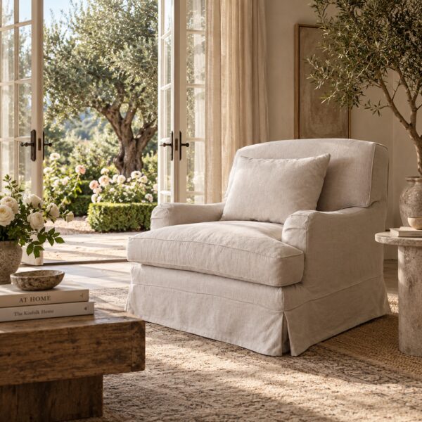 Bruce Chair - Slip Covered