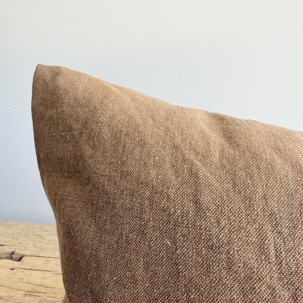 Spice Belgian Linen Pillow Cover