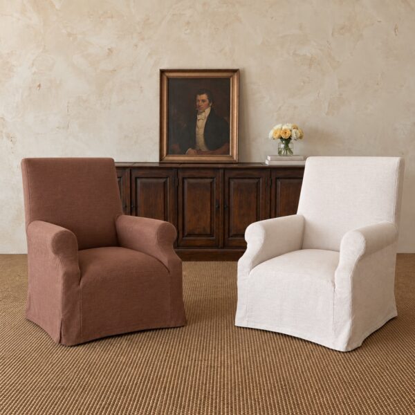 Regent Chair in Belgian Linen